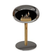Le Feu Steel Low Dome <br>Chromed Silver