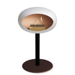 Le Feu Steel Low Dome <br>White