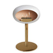 Le Feu Steel Low Dome <br>White