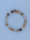 Golden Healer Quartz Bracelet — 8mm Round Beads