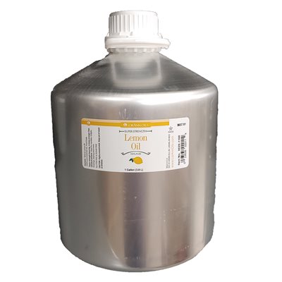 Lemon Oil Natural - Food Grade Essential Oils 1 oz., 16 oz., 1 Gallon - Ships Free Within Canada on Orders Above CAD $199