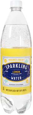 Trader Joe's Sparkling Water, Lemon, 1L