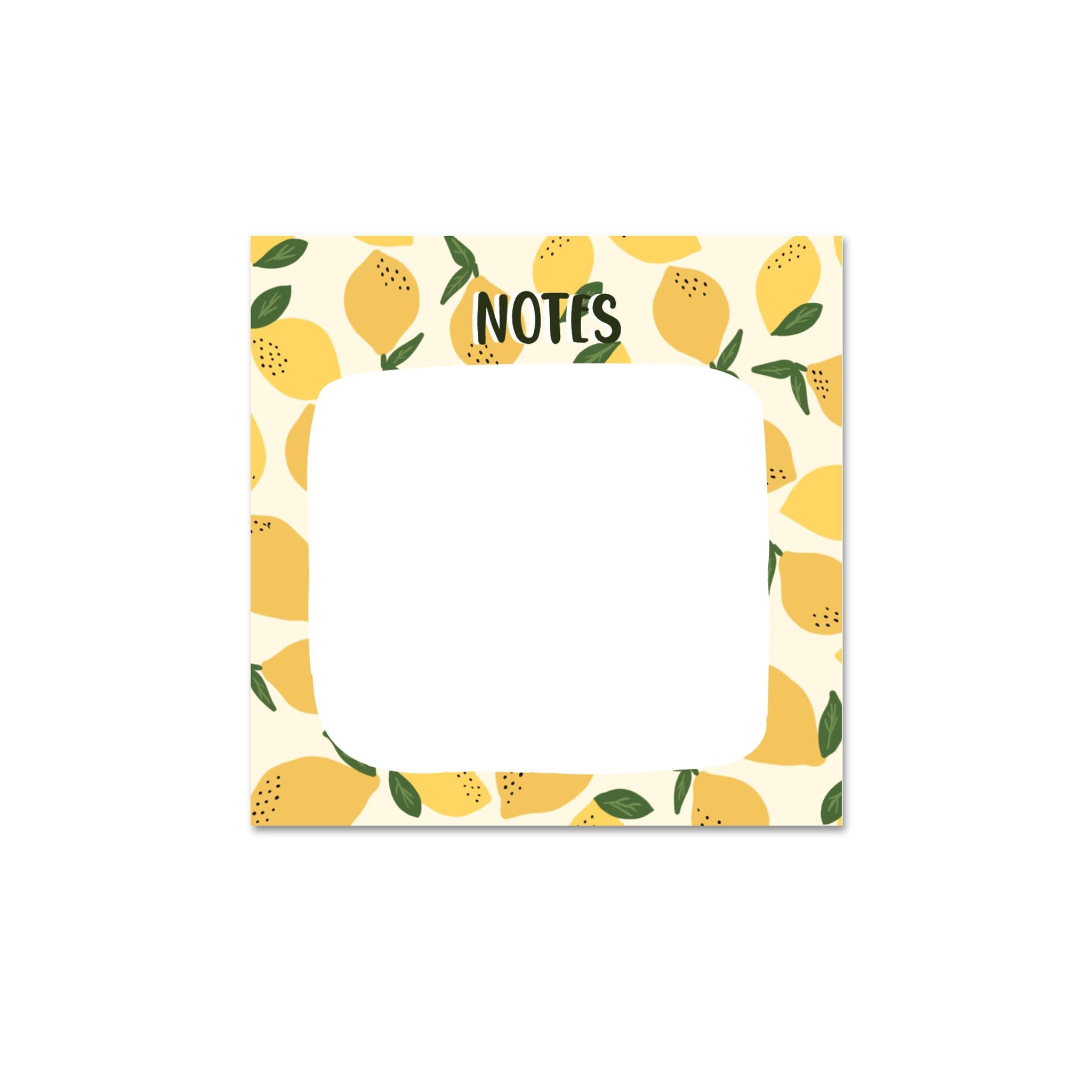 Lemon Sticky Notes