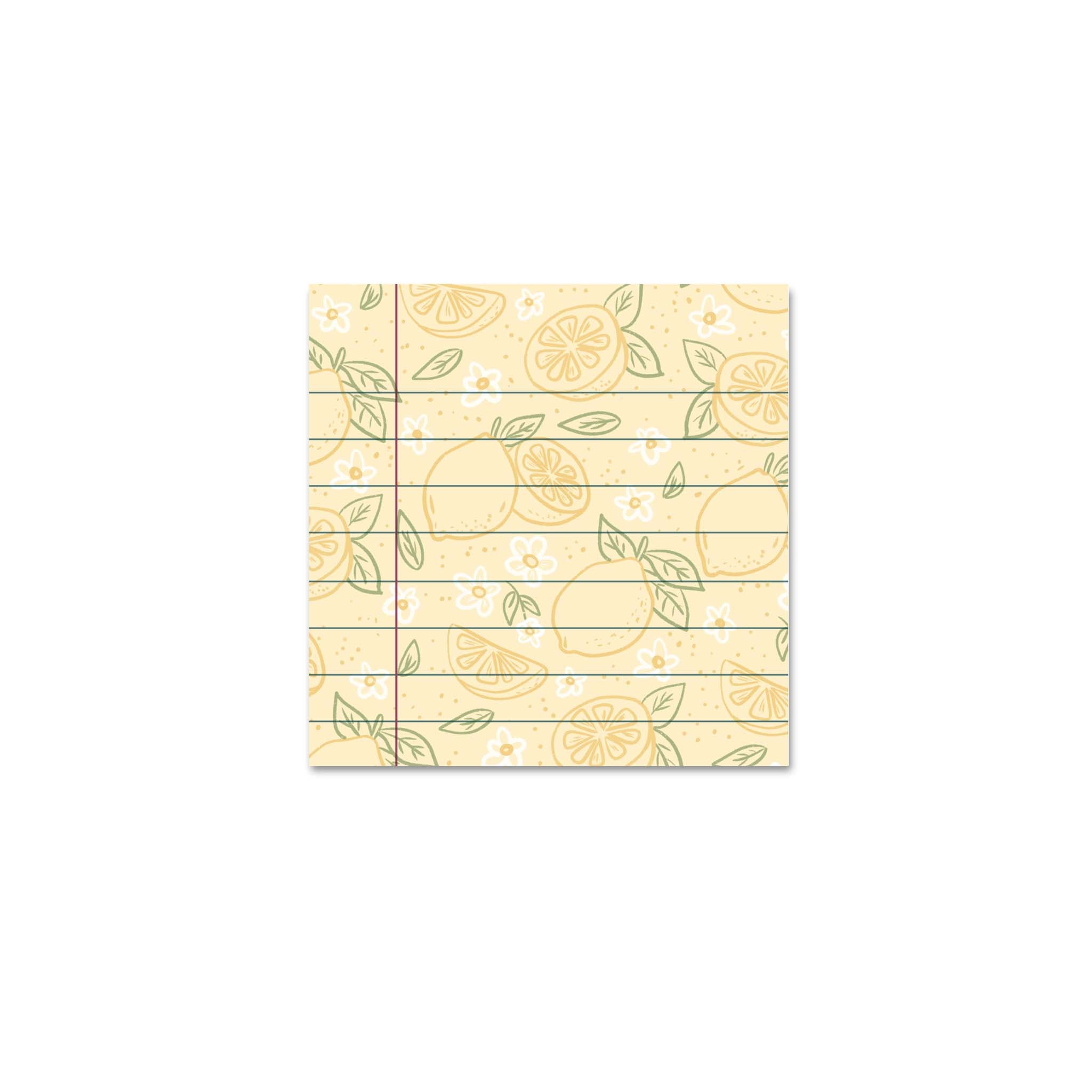 Yellow Lemon Sticky Notes