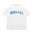 Letter Embroidered Cotton Casual Short Sleeve