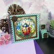 Stained Glass Wonderful Wildlife Luxury Foiled Acetate