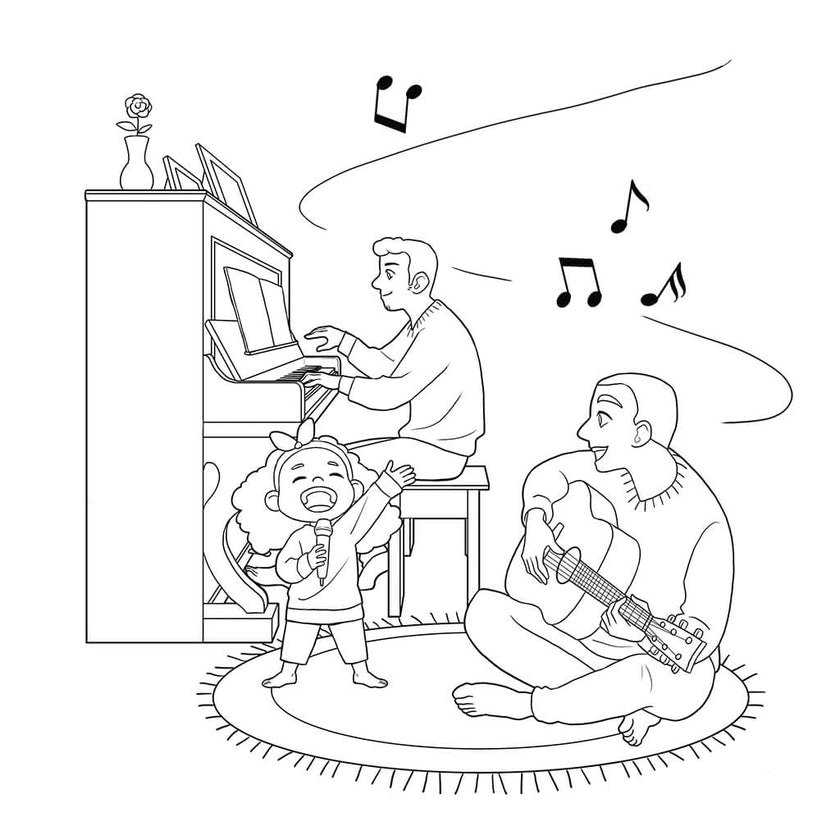 LGBTQ Kids Coloring Book (Spiral Edition)