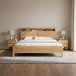 Liam Natural Wood Crafted Bed