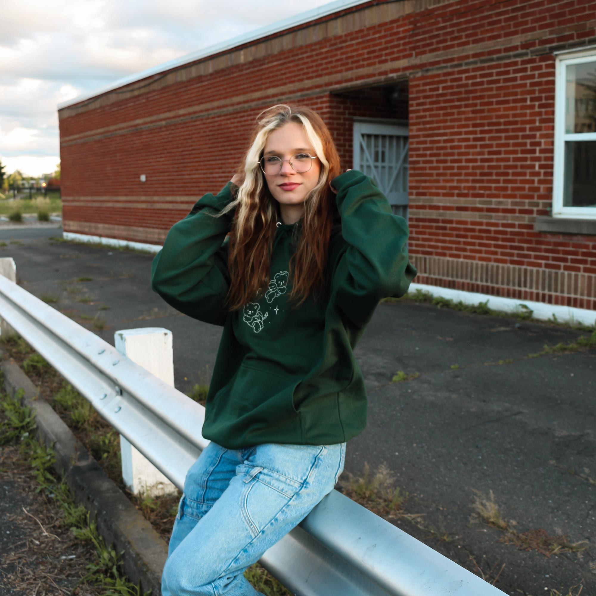 Hoodie Twinkle Teddy brodé