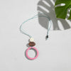 Wooden Open Circle Pendant Necklace