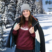 Crewneck Paysage d'hiver brodé