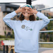 Hoodie Moon and Back brodé