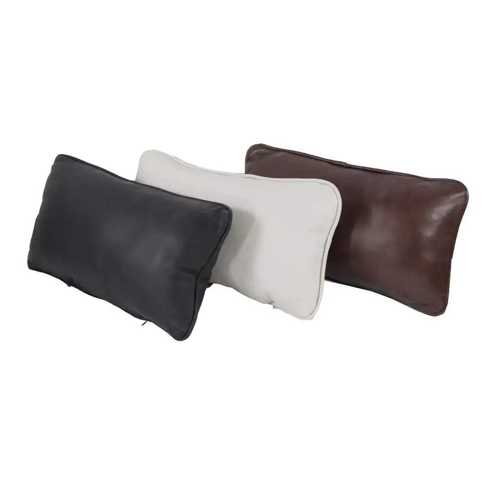 LC-0116 Lift Chair Back Pillows – Premium Top-Grain Leather Lumbar Support Cushions for Power Lift Recliners in Canada