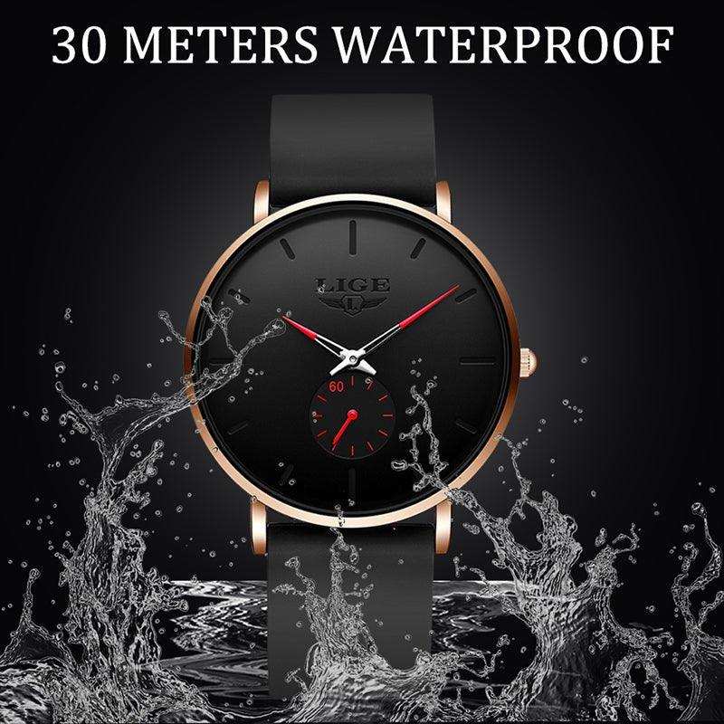 LIGE Men's Classic Quartz Watch | Ultra-thin | Waterproof 3ATM and scratch resistance surface | TUTT Exclusive