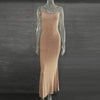 Light Diamond Charming Suspender Mermaid Dress Gown