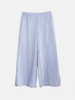 Pantalon évasé ligné fluide