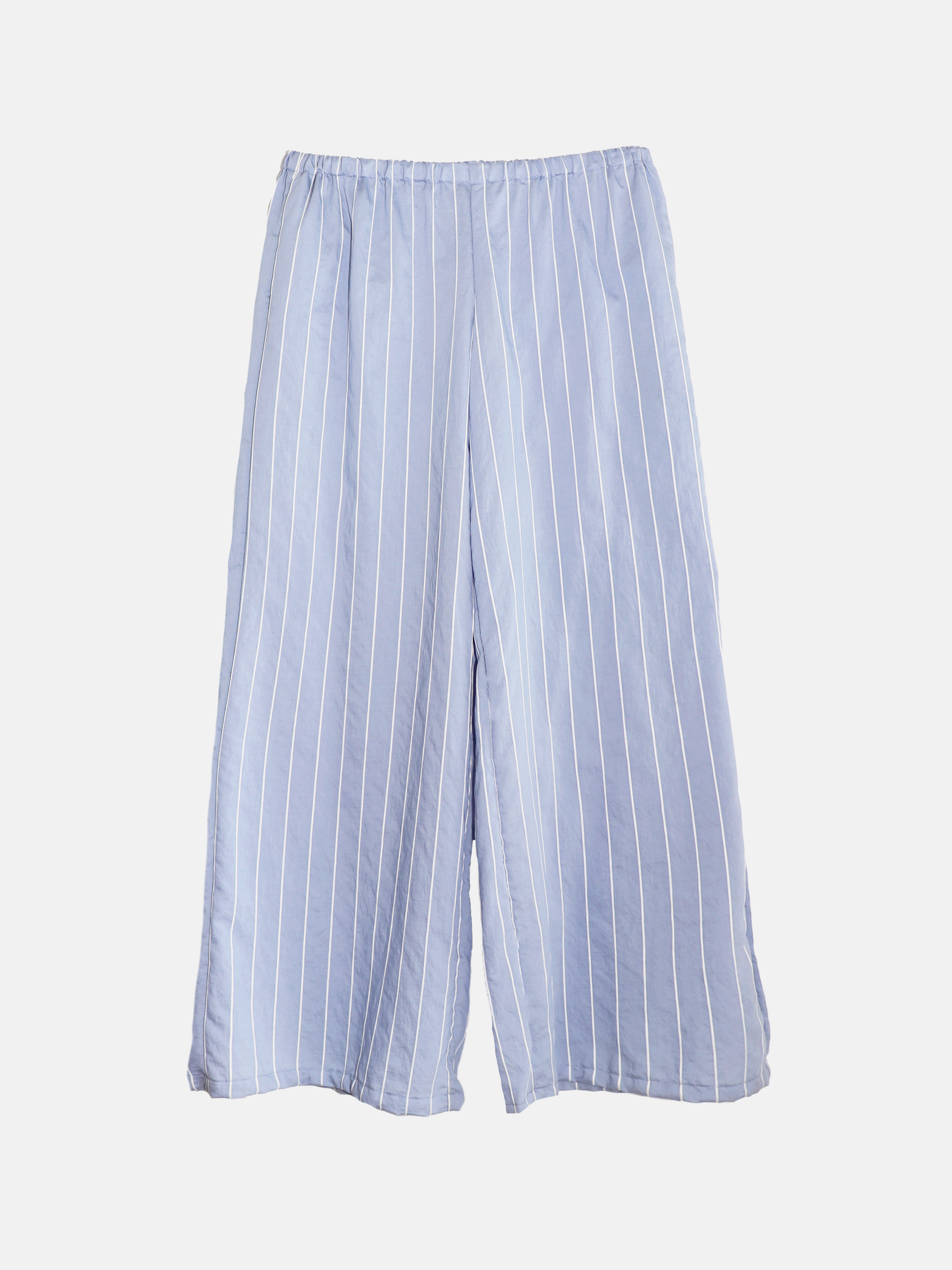 Pantalon évasé ligné fluide