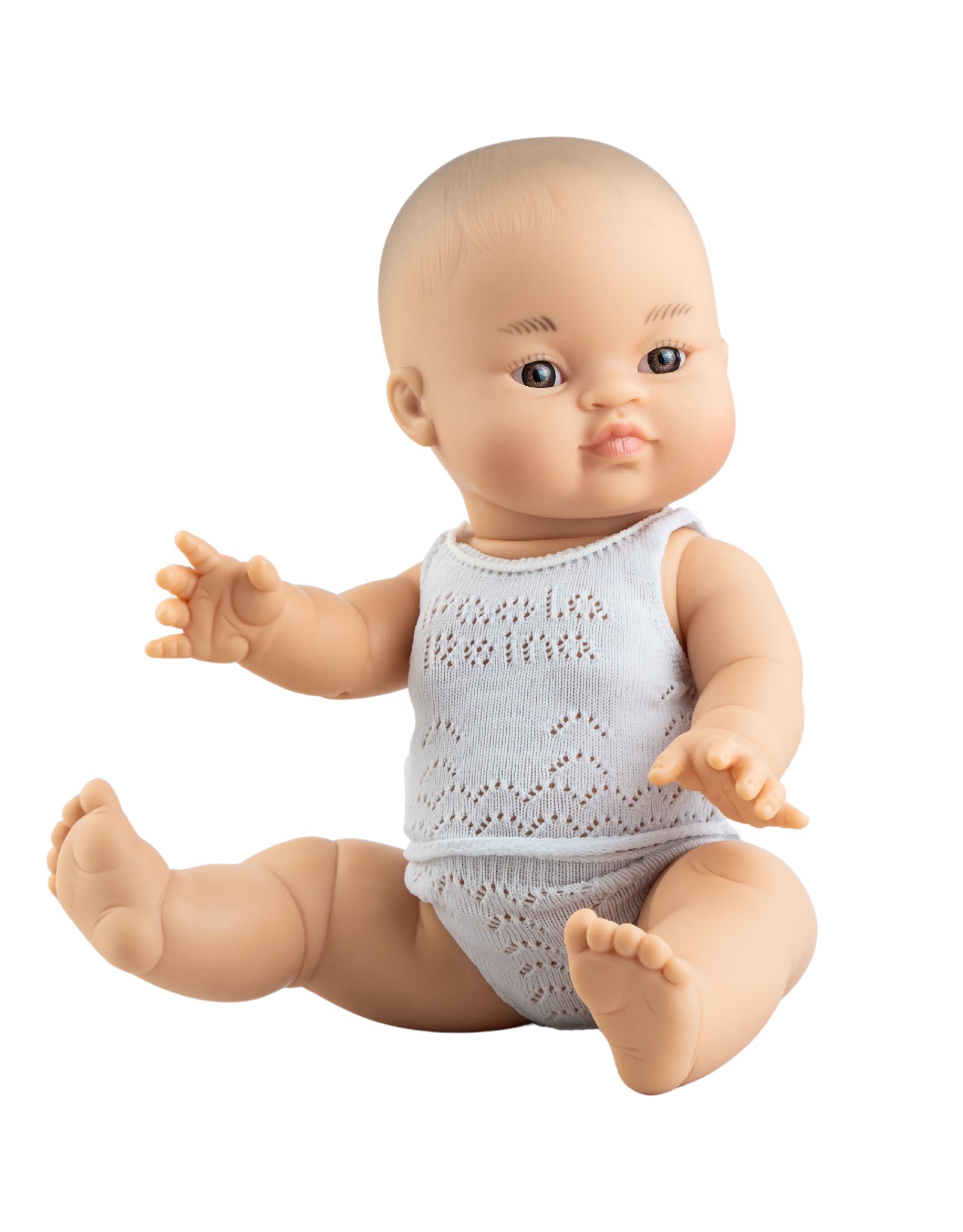 Baby Gordis - Lily with brown eyes in pajamas - Paola Reina