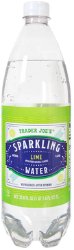 Trader Joe's Sparkling Water, Lime, 1L