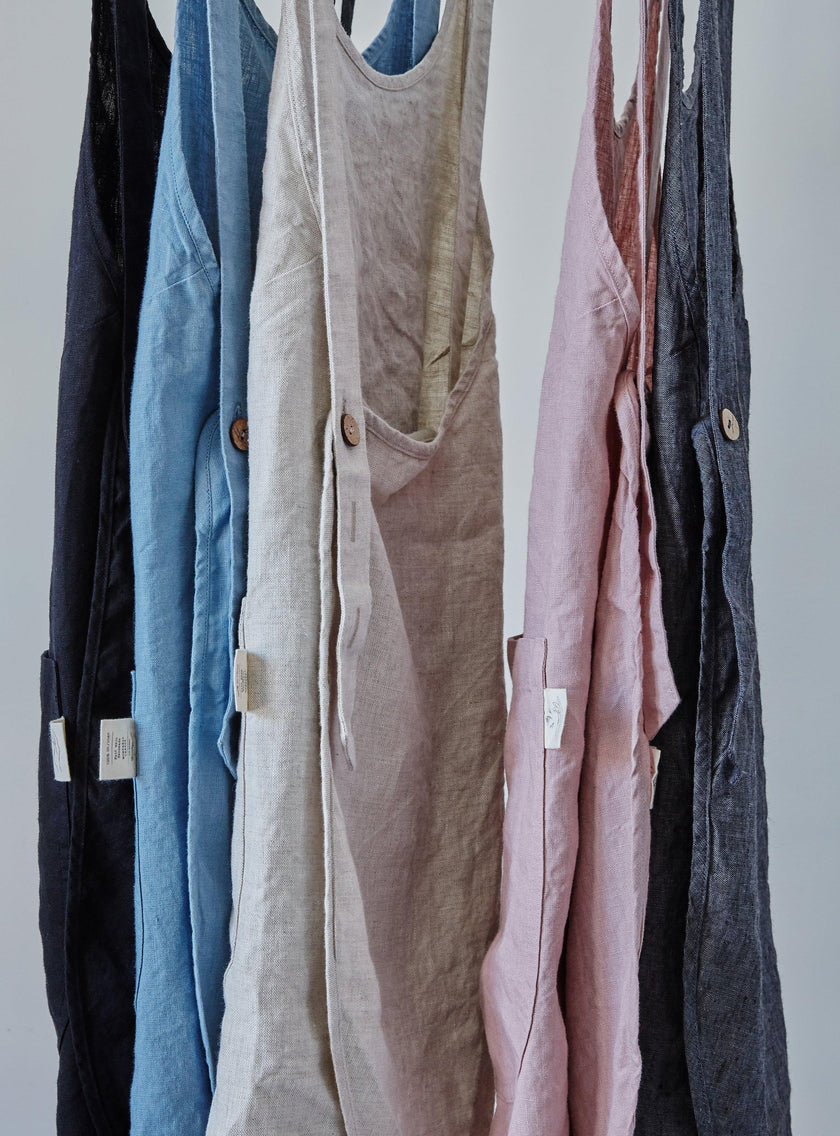 Linen Apron - Anthracite
