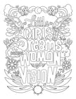 Girl Power Coloring Book for Kids (Spiral Edition)