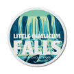 Little Qualicum Falls British Columbia Provincial Park Waterproof Vinyl Sticker, Canada Parks