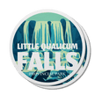 Little Qualicum Falls British Columbia Provincial Park Waterproof Vinyl Sticker, Canada Parks
