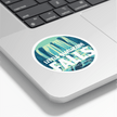Little Qualicum Falls British Columbia Provincial Park Waterproof Vinyl Sticker, Canada Parks