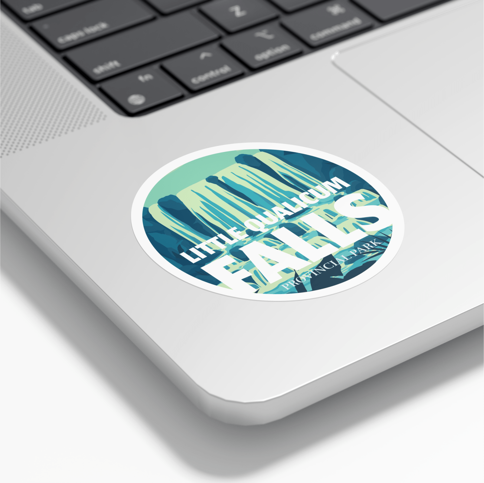 Little Qualicum Falls British Columbia Provincial Park Waterproof Vinyl Sticker, Canada Parks