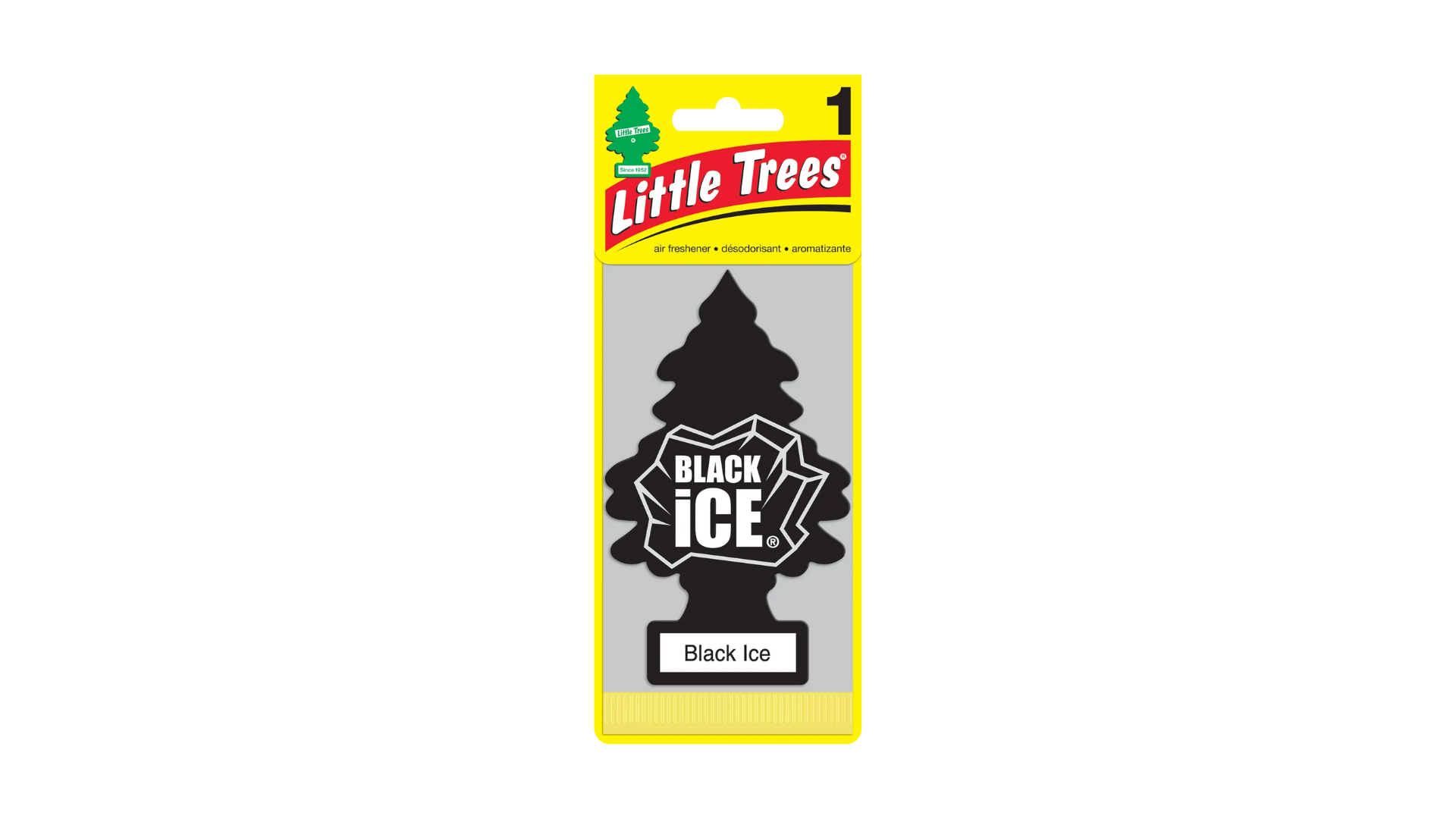 Little Trees Car Air Freshener Black Ice (Pack of 3)