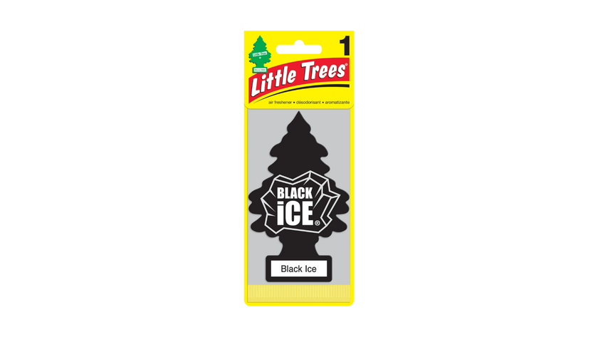 Little Trees Car Air Freshener Black Ice (Pack of 3)