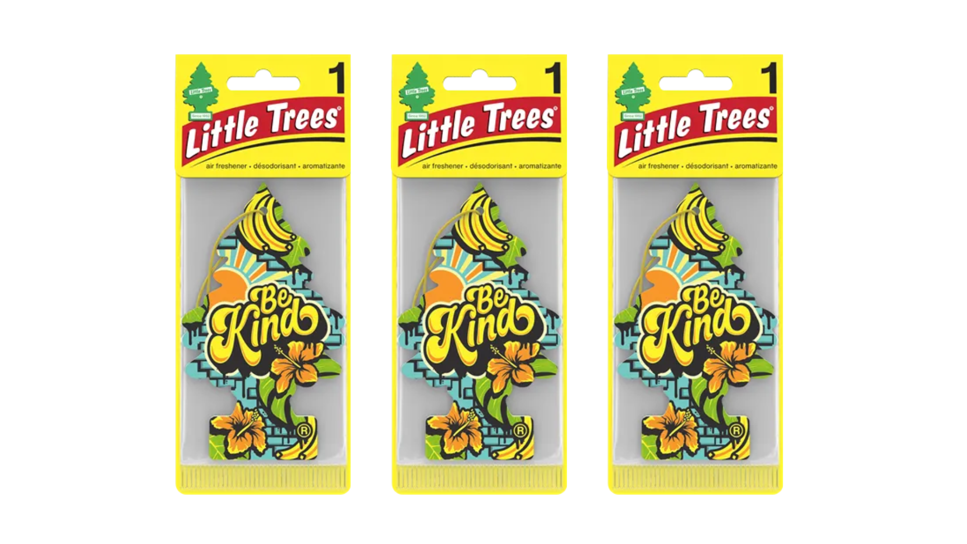Little Trees Car Air Freshener Be Kind (Pack of 3)