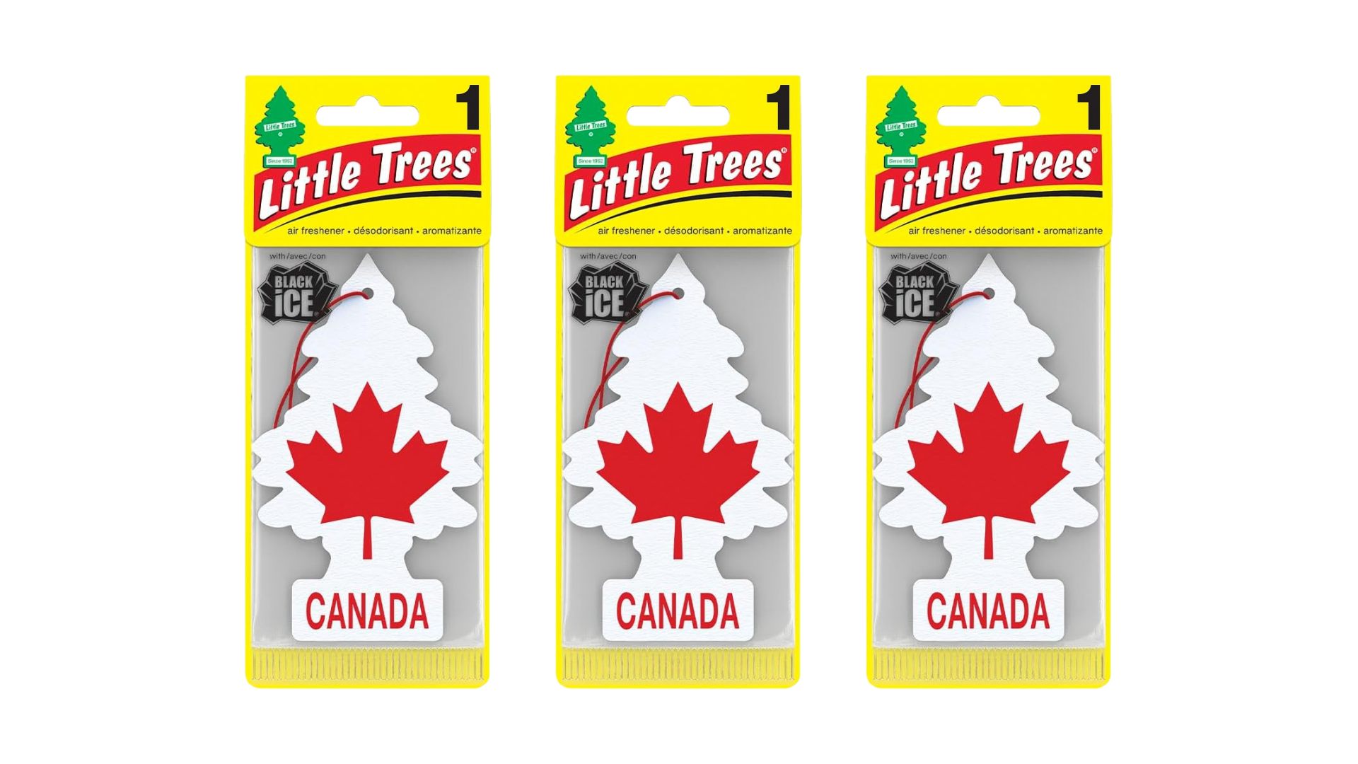 Little Trees Car Air Freshener Canada (Bundle of 3)