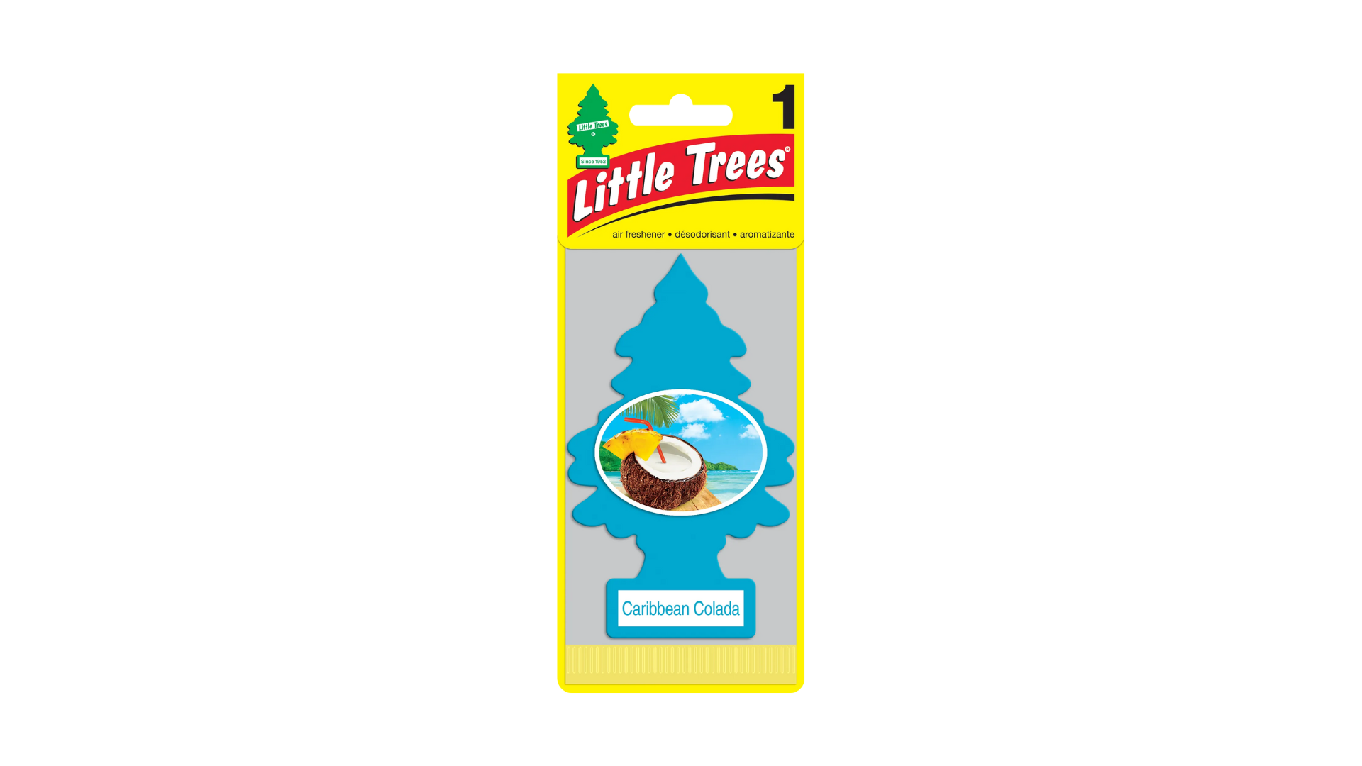 Little Trees Car Air Freshener Caribbean Colada (Pack of 3)