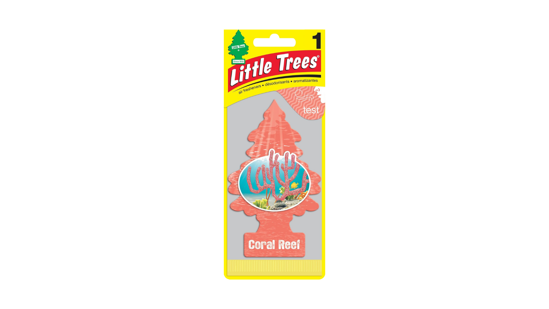 Little Trees Car Air Freshener Coral Reef (Bundle of 3)