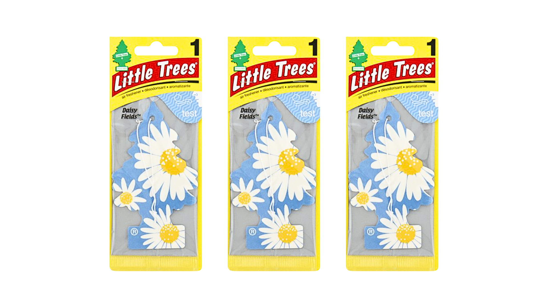 Little Trees Car Air Freshener Daisy Fields (Bundle of 3)