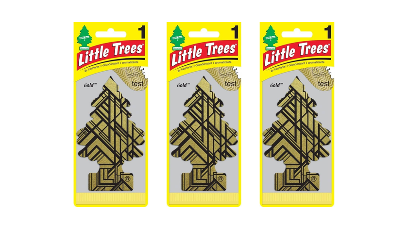 Little Trees Car Air Freshener Gold (Bundle of 3)