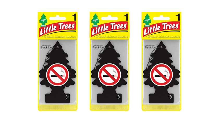 Little Trees Car Air Freshener Crisp 'N Cool No Smoking (Bundle of 3)
