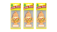 Little Trees Car Air Freshener Peach Ginger Spritz (Pack of 3)