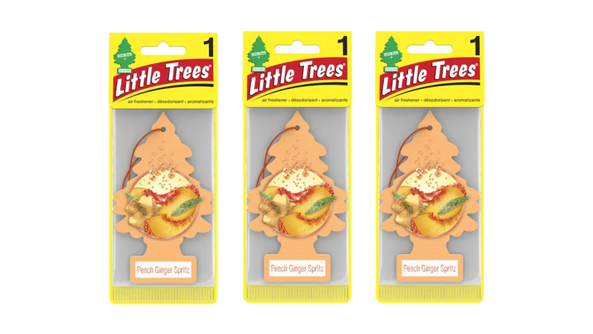 Little Trees Car Air Freshener Peach Ginger Spritz (Pack of 3)