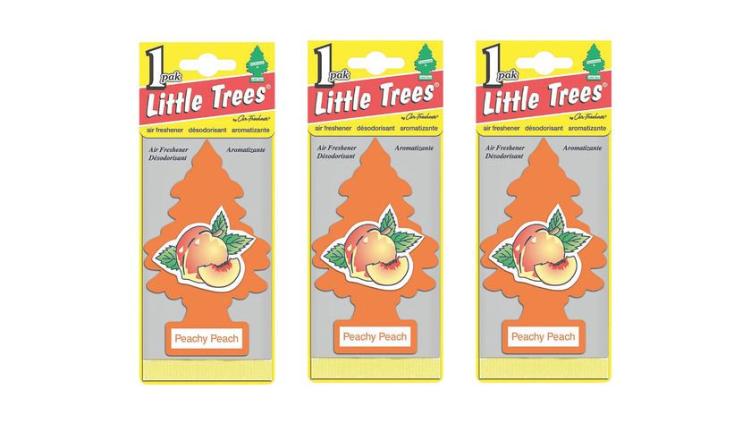 Little Trees Car Air Freshener Peachy Peach (Bundle of 3)
