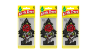 Little Trees Car Air Freshener Rose Thorn (Pack of 3)