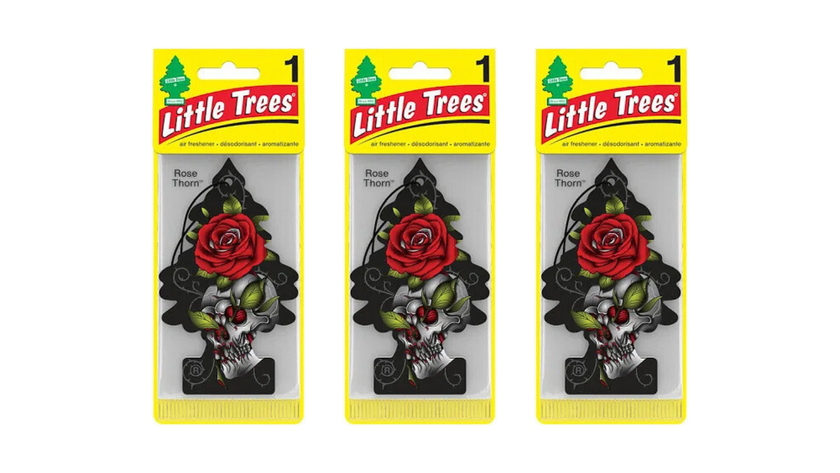 Little Trees Car Air Freshener Rose Thorn (Pack of 3)