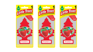 Little Trees Car Air Freshener Strawberry (Pack of 3)