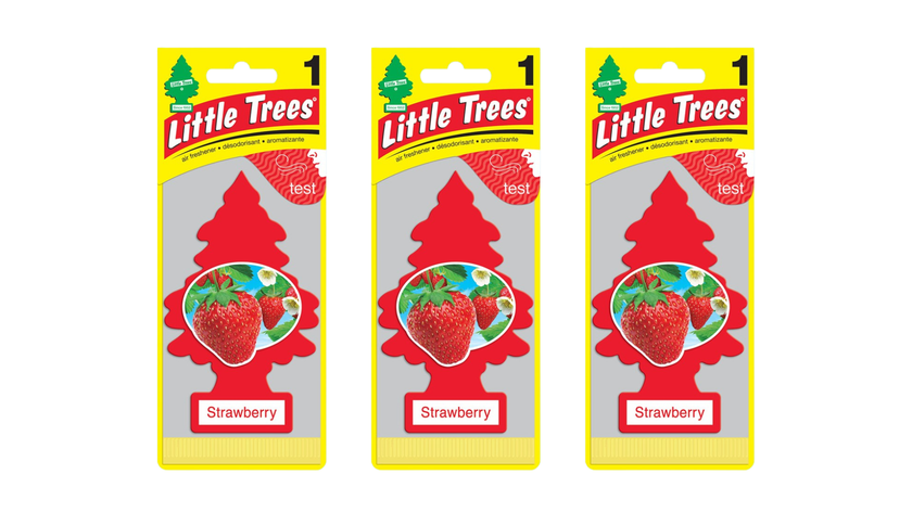 Little Trees Car Air Freshener Strawberry (Pack of 3)