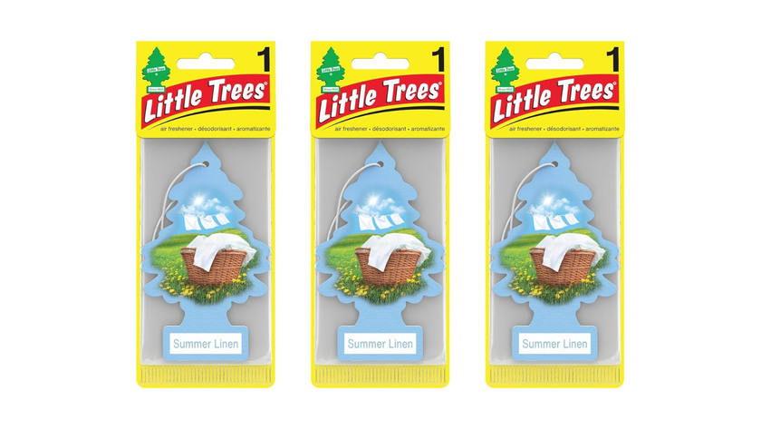 Little Trees Car Air Freshener Summer Linen (Bundle of 3)