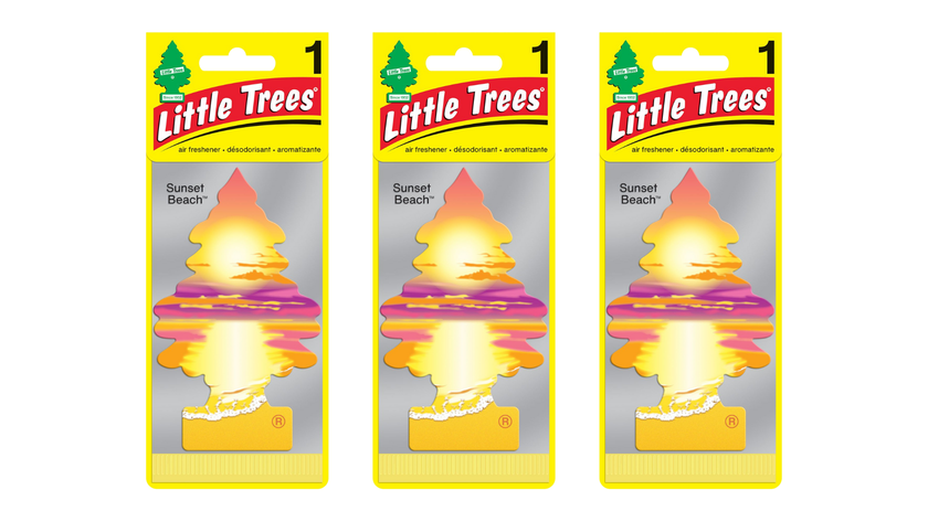 Little Trees Car Air Freshener Sunset Beach (Bundle of 3)