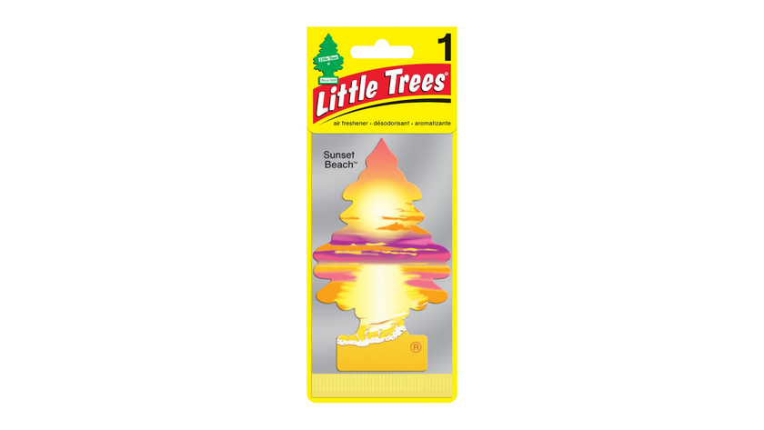 Little Trees Car Air Freshener Sunset Beach (Bundle of 3)