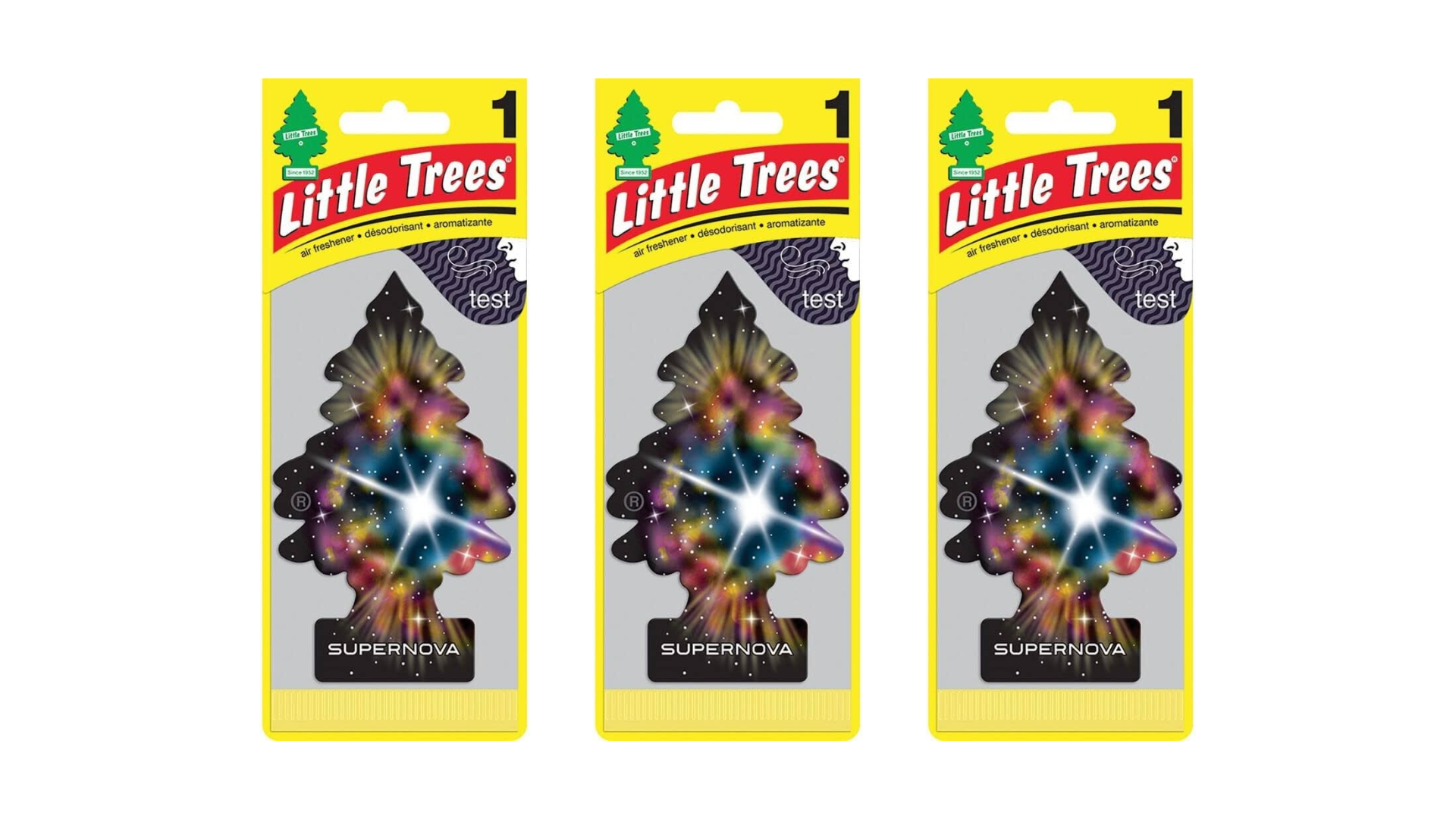 Little Trees Car Air Freshener Supernova (Pack of 3)