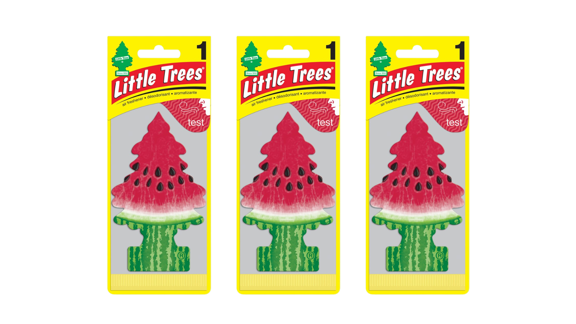 Little Trees Car Air Freshener Watermelon (Bundle of 3)